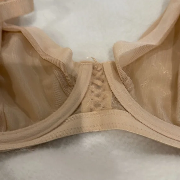 NWT Parfait Shea Plunge color Bare unlined underwire bra size US 32F $68 - Picture 3 of 12